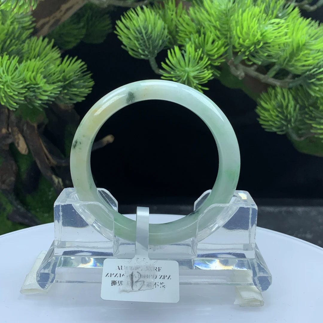 55.4【刀客砍价王】帅豪-天然缅甸A货翡翠手镯 (微瑕)  D16