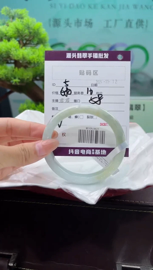 【闪购商品】翡翠手镯未镶嵌5翡翠手镯（微瑕）