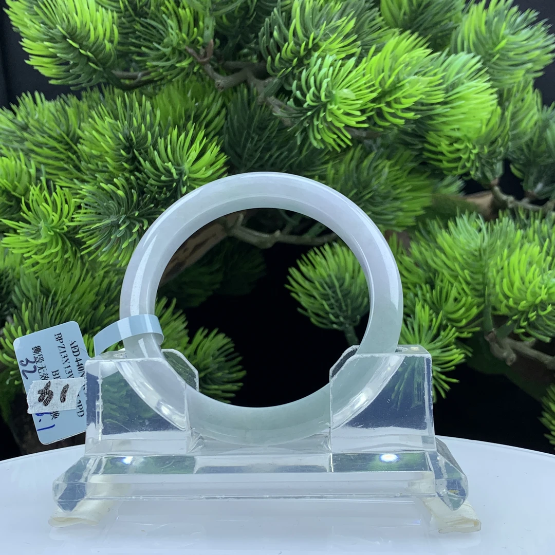 56.7【刀客砍价王】叨叨-天然缅甸A货翡翠手镯   L14