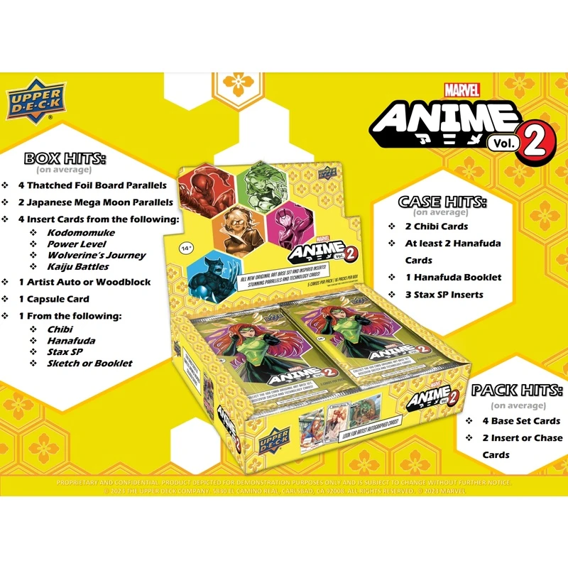2023 Upper deck Marvel Anime 第二弹 收藏卡牌（直播间代拆）