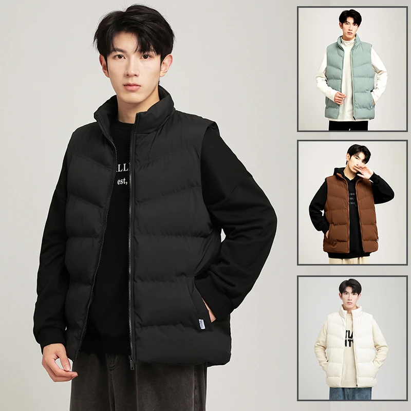 1106情侣款马甲时尚百搭加厚保暖个性秋冬季立领马甲Z