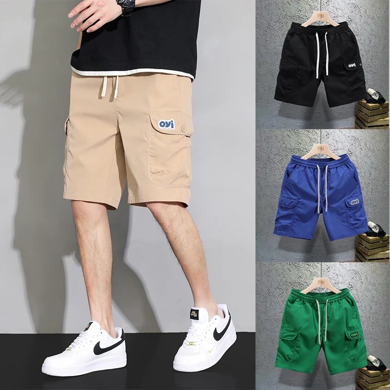 冰丝凉爽工装裤新款宽松运动休闲裤百搭ins男士男款韩版时尚薄款