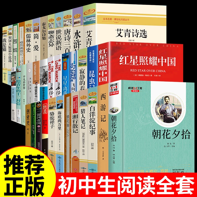 【龙图】初中课外阅读书籍七八九年级阅读书目正版书文学名著推荐