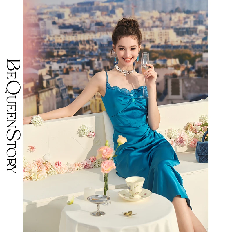 【高高甄选】【香肩舞会】法式轻奢性感优雅修身吊带连衣裙