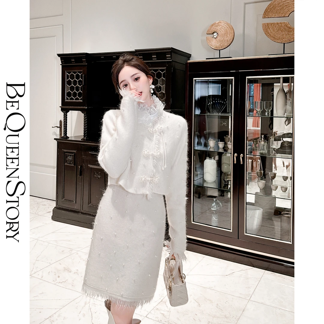 余潇潇【月光手信】新中式国风手工盘扣羊毛外套&连衣裙