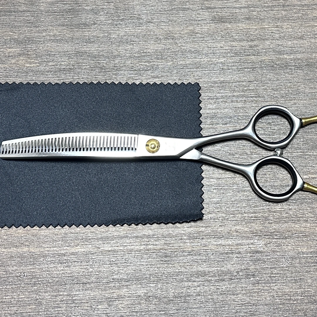 MM专业宠物美容剪刀-弯牙剪