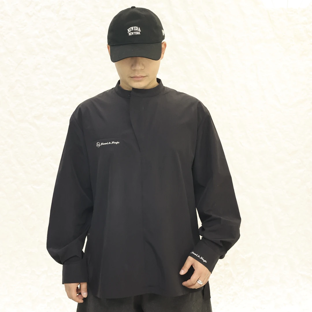 Moonlit | 独家定制韩版ins不沾毛拒水透气宠物美容服长袖衬衫