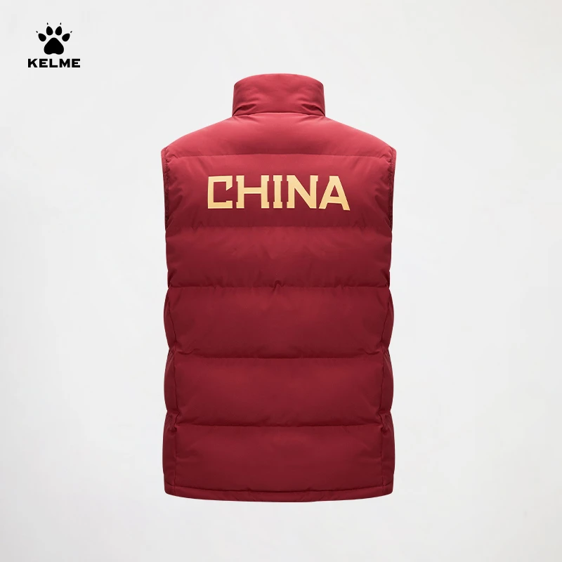 【KELME卡尔美】2023出征系列秋冬新款运动训练保暖棉马甲成人加厚