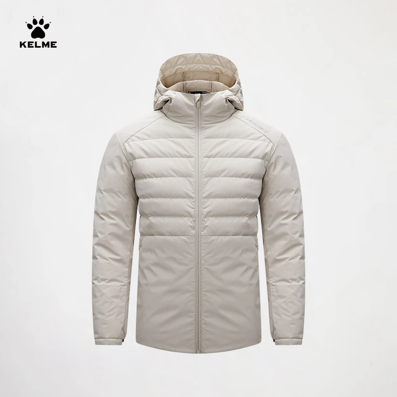 卡尔美夹克羽绒服丨男士运动短款新款连帽保暖外套时尚LIFESTYLE