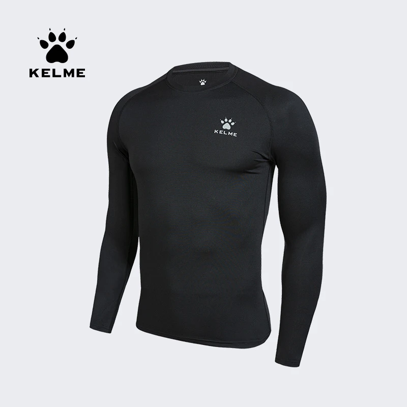 KELME【LIFESTYLE】秋冬上新卡尔美紧身衣长袖足球运动男速干训练
