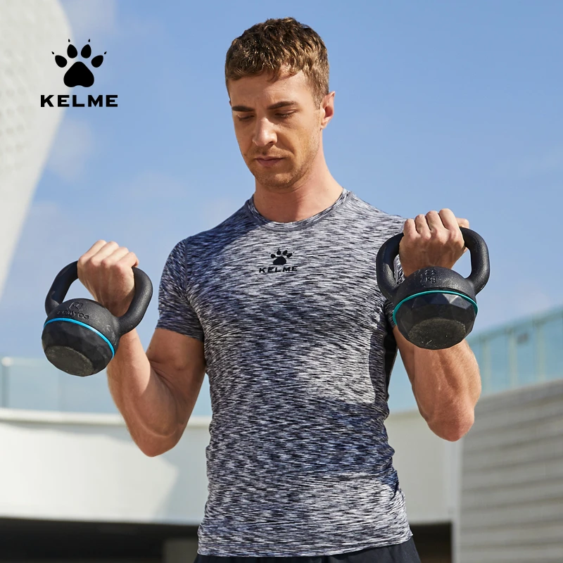 KELME卡尔美心选紧身衣男子短款高弹健身衣训练篮球运动户外打底
