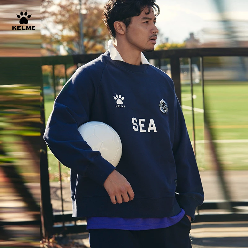 【LIFESTYLE】卡尔美xWIND AND SEA 联名系列潮流卫衣男2023新款