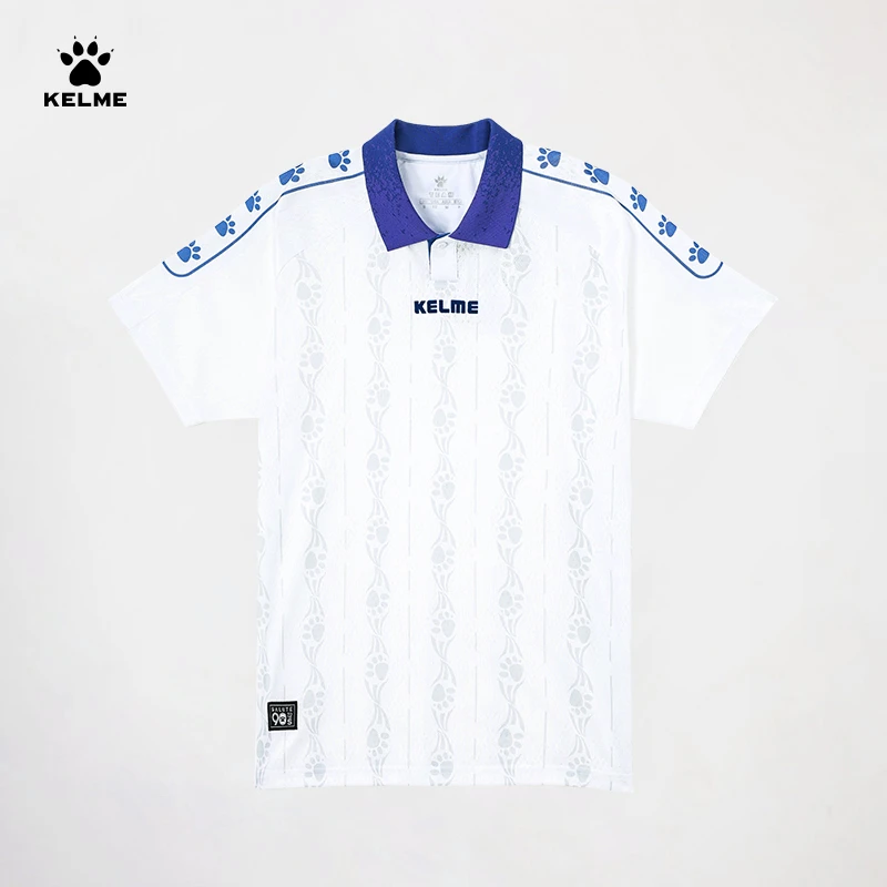 【LIFESTYLE】卡尔美复古联名足球球衣POLO衫男潮流翻领复刻版同款