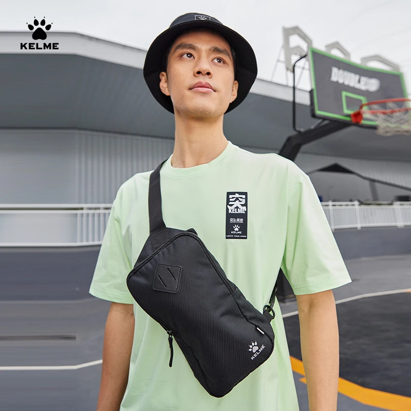 【LIFESTYLE】卡尔美新款运动胸包 男女健身单肩包时尚潮流斜挎包