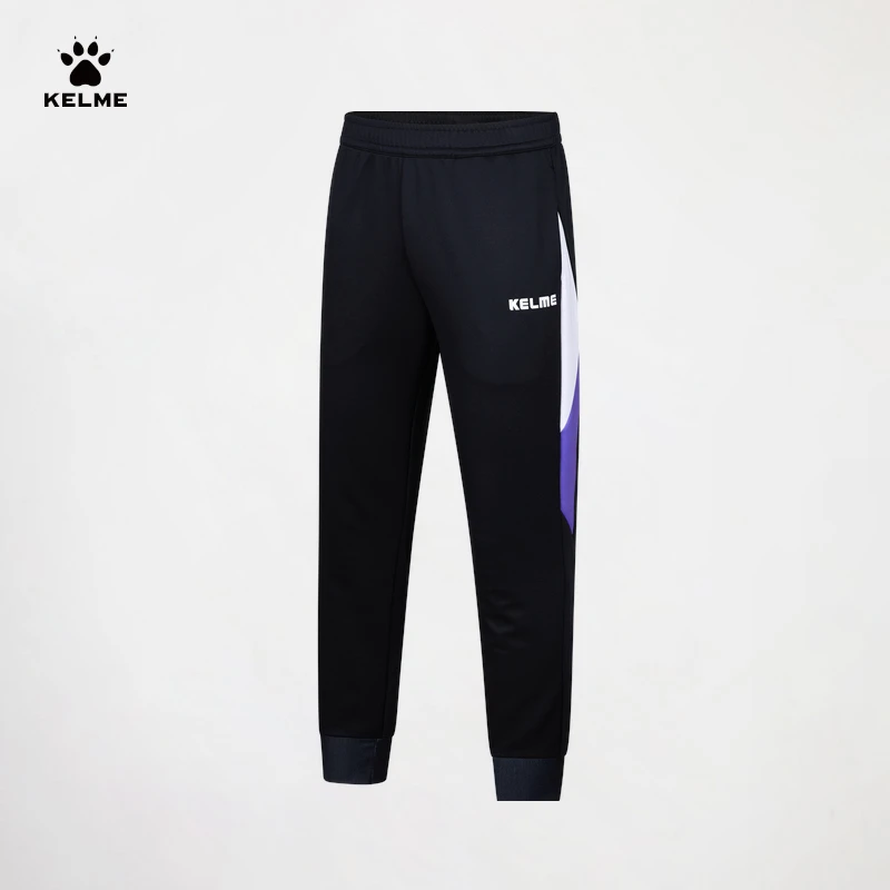 KELME【运动新风尚】复古系列秋季针织收腿户外男士束脚弹力休闲裤