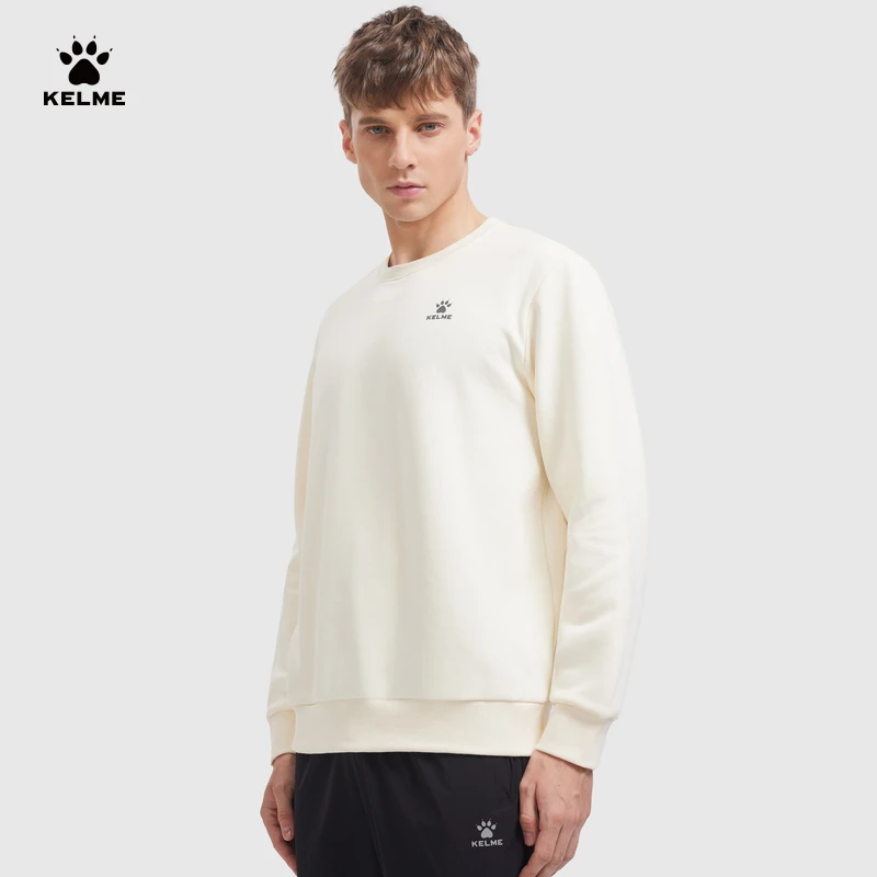 【加绒休闲卫衣】卡尔美秋冬长袖保暖圆领百搭运动内搭LIFESTYLE