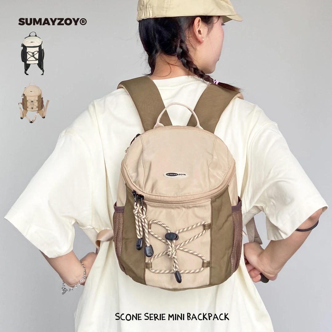 SUMAYZOY迷你双肩包mini背包大学生小书包户外登山旅行包