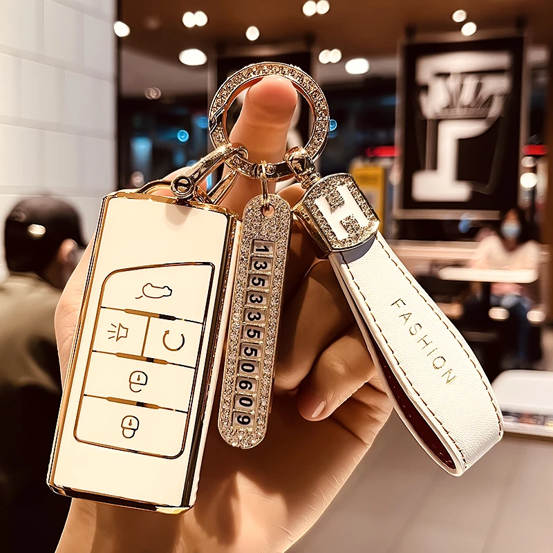 广汽传祺GS4钥匙套新款传祺GM8钥匙壳/GS3/GS5包/M8/GS8扣男女
