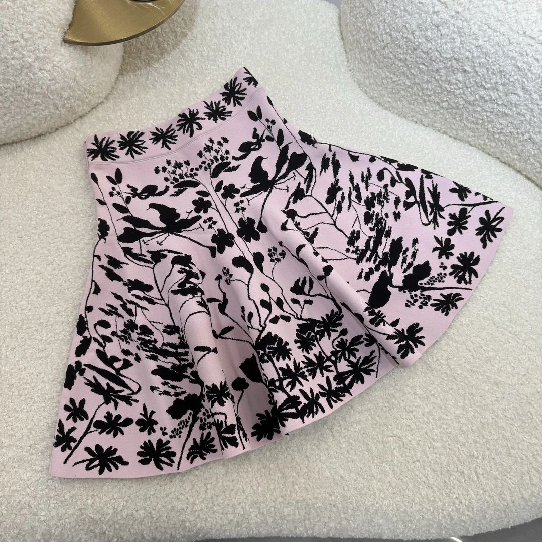 Alexander McQueen/亚历山大·麦昆麦昆花卉短裙/99新/s码/8306