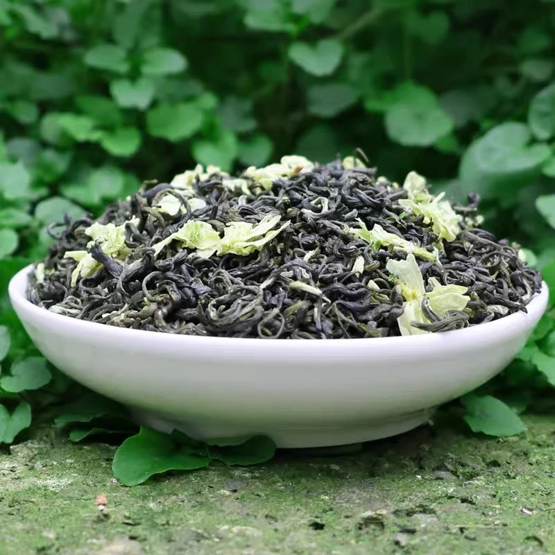 云弦茉莉花茶茉莉飘雪炒花飘雪2024新茶广西横县茉莉花茶叶袋装