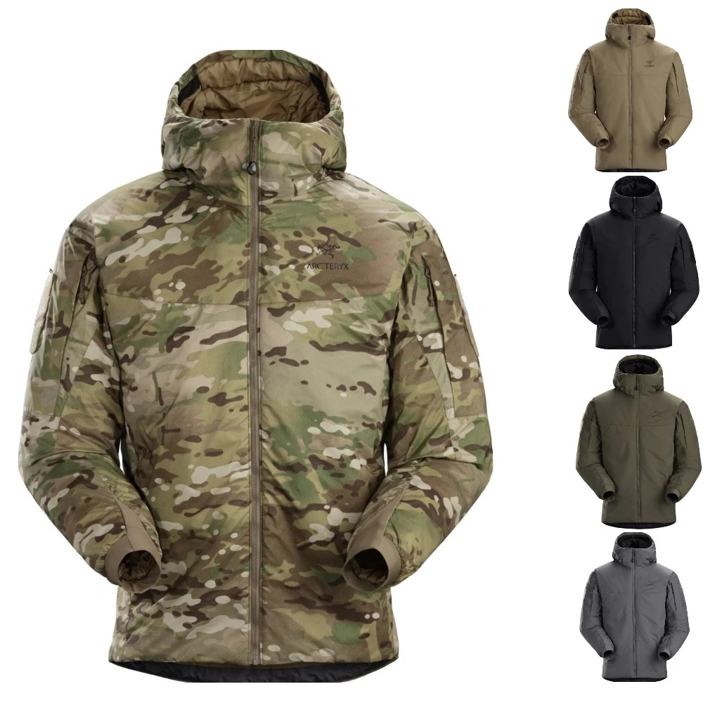 ARC‘TERYX/始祖鸟Leaf Cold WX LT 军鸟防风保暖棉服男款迷彩户外