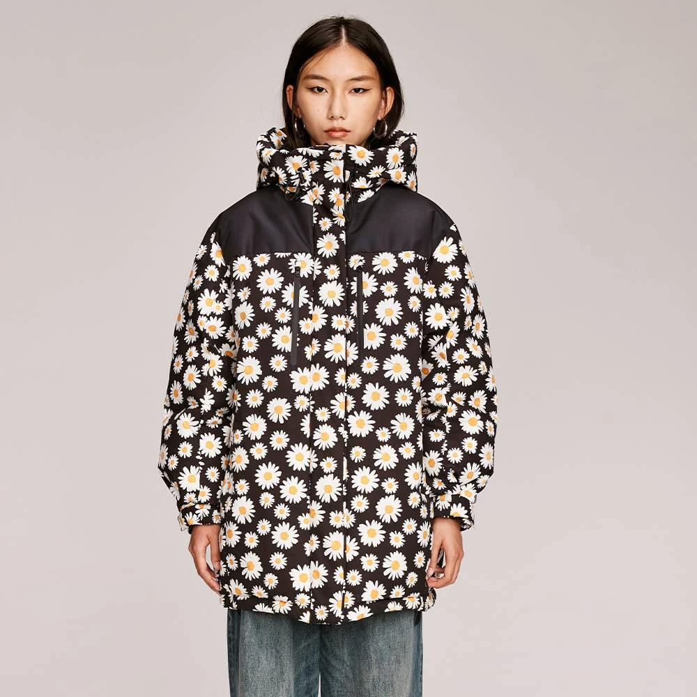 UOOYAA/乌丫「Flower Children」撞色小雏菊羽绒服UY23412Y100417