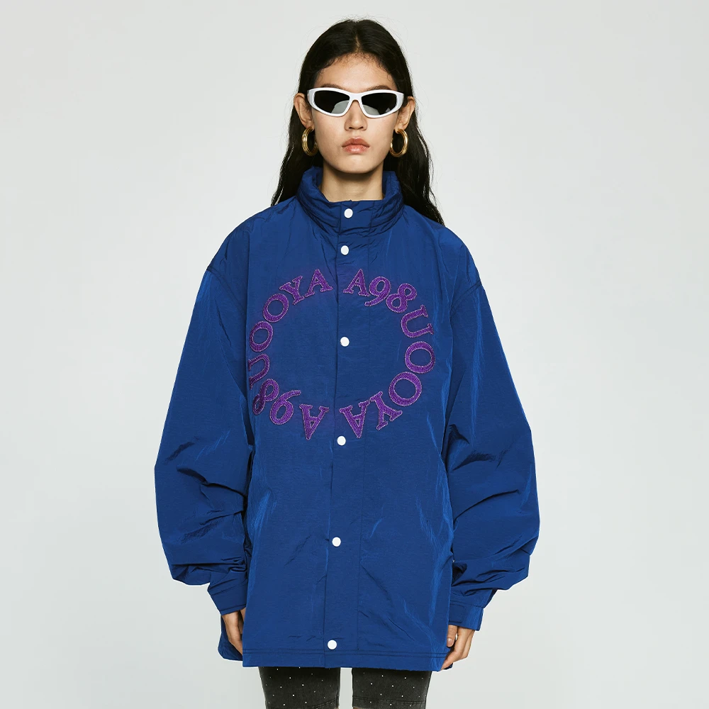 UOOYAA/乌丫「1998」系列UY抽绳运动教练夹克外套UY23362W100246