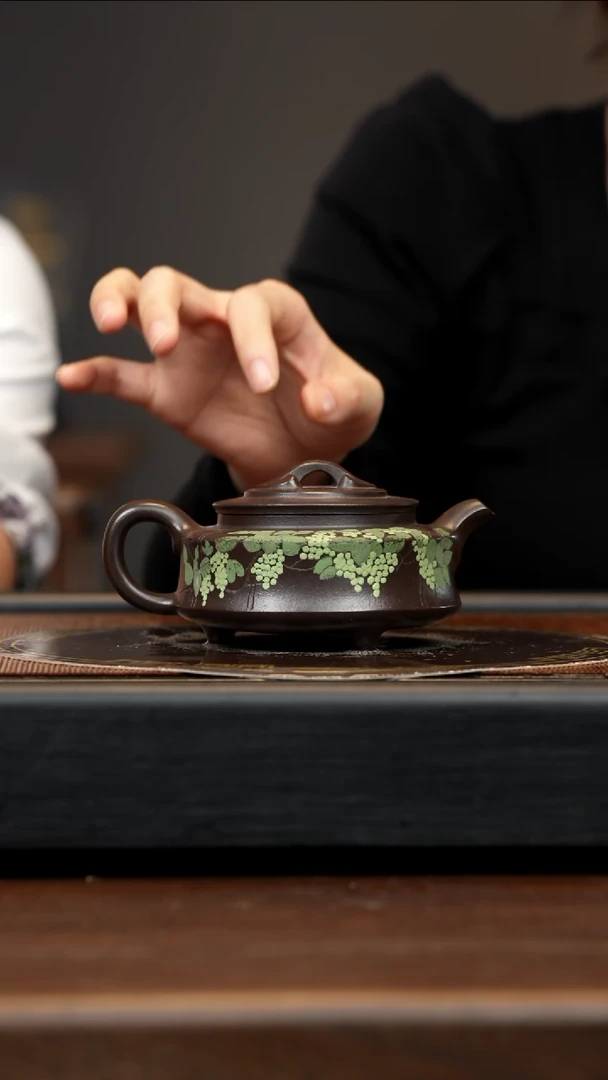 【闪购商品】紫砂茶壶SSH 满天星 祥云如意 260cc