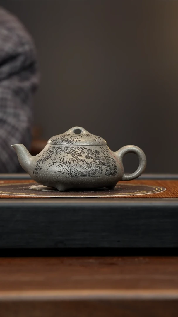 【闪购商品】紫砂茶壶ZST 天青 汉棠石瓢