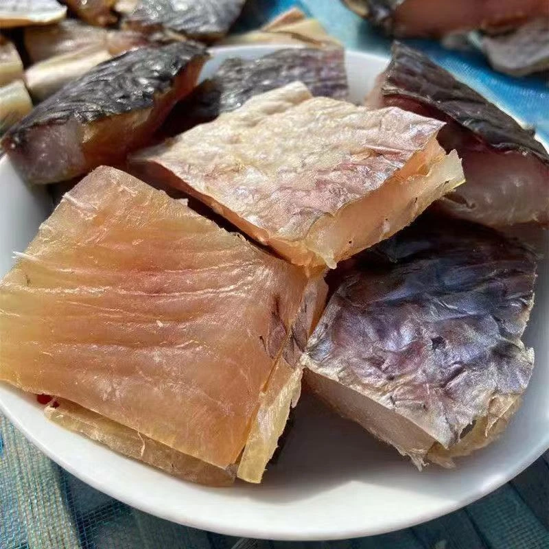【湖北特产】正宗大别山农家自然风干腊草鱼块咸鱼块干货（去头去尾）
