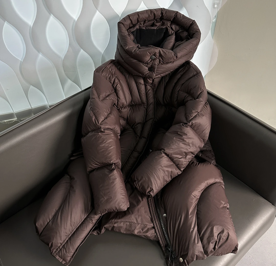 【保暖羽绒服】【5希栎】410克鹅绒泡芙感24冬季宽松加厚保暖90鹅绒服