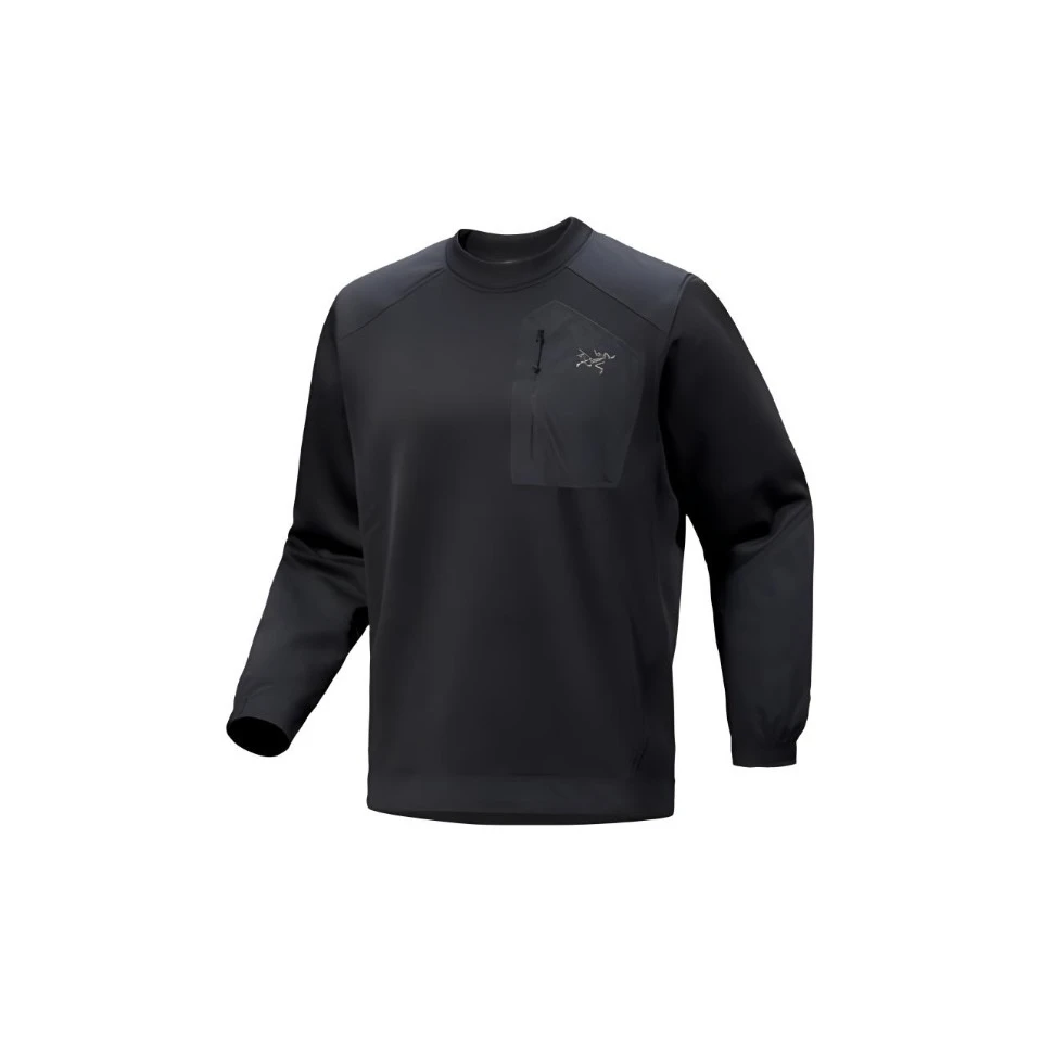 Arcteryx始祖鸟Konseal Crew圆领套头透气保暖长袖卫衣