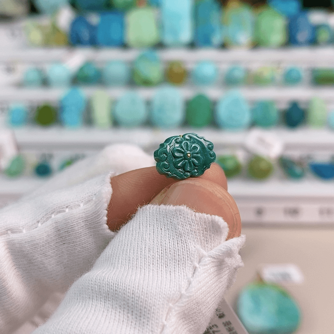 绿松石珠宝奇石未镶嵌