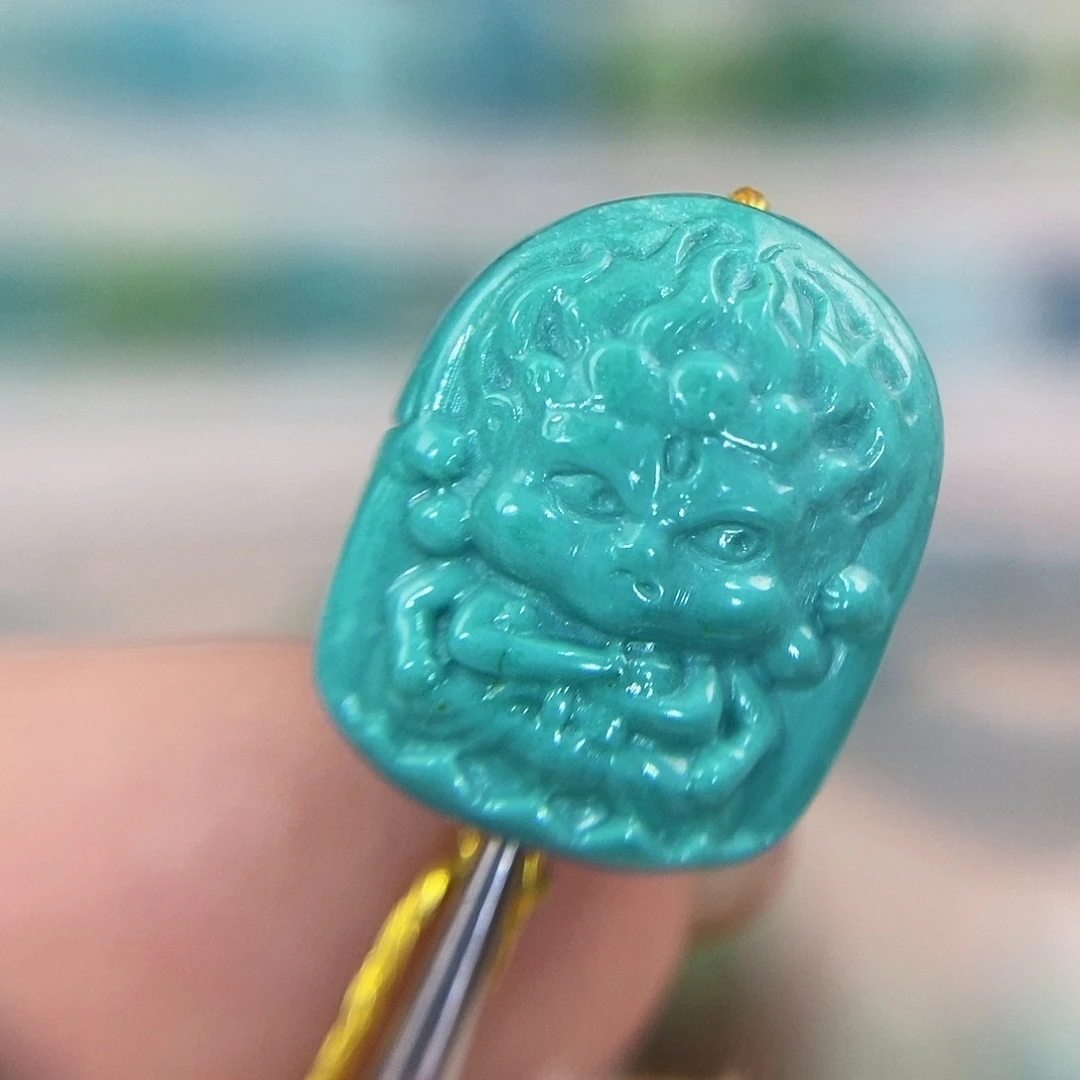 绿松石珠宝半成品未镶嵌