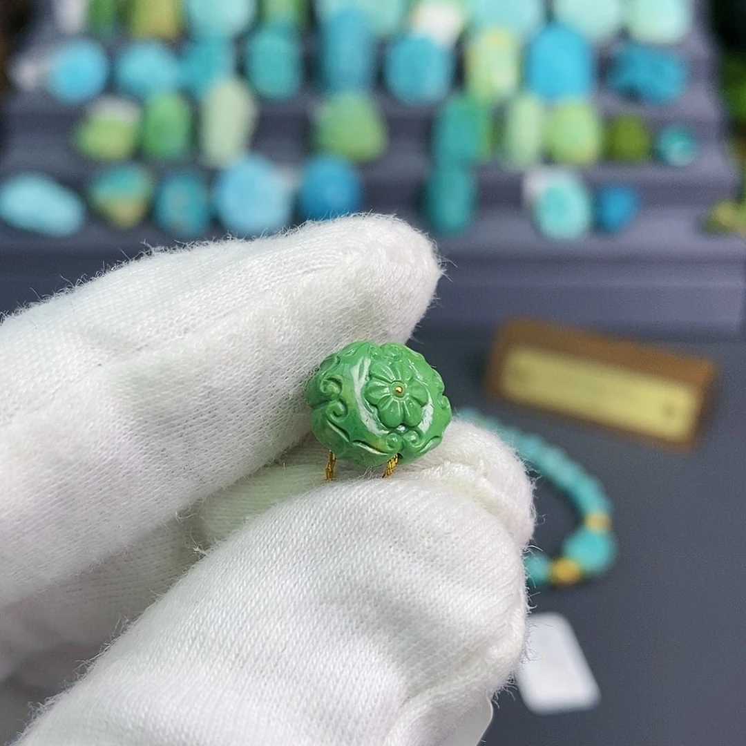 绿松石珠宝奇石未镶嵌