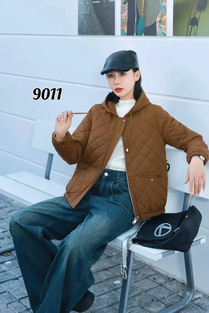 9011连帽棉服外套