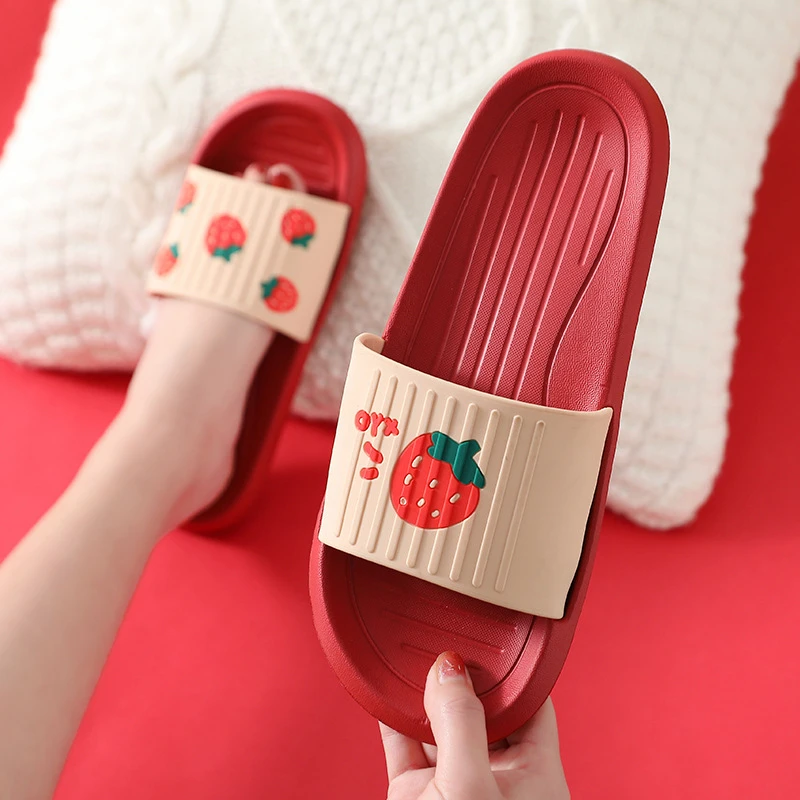 夏季凉拖鞋女室内卡通可爱软底防滑居家情侣拖鞋洗澡凉拖鞋男士