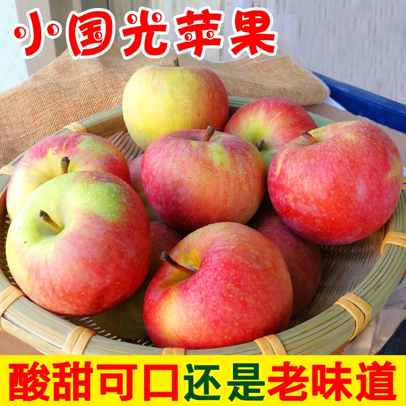 小国光苹果 小果光 不打蜡不套袋 5斤包邮 辽宁鞍山特产
