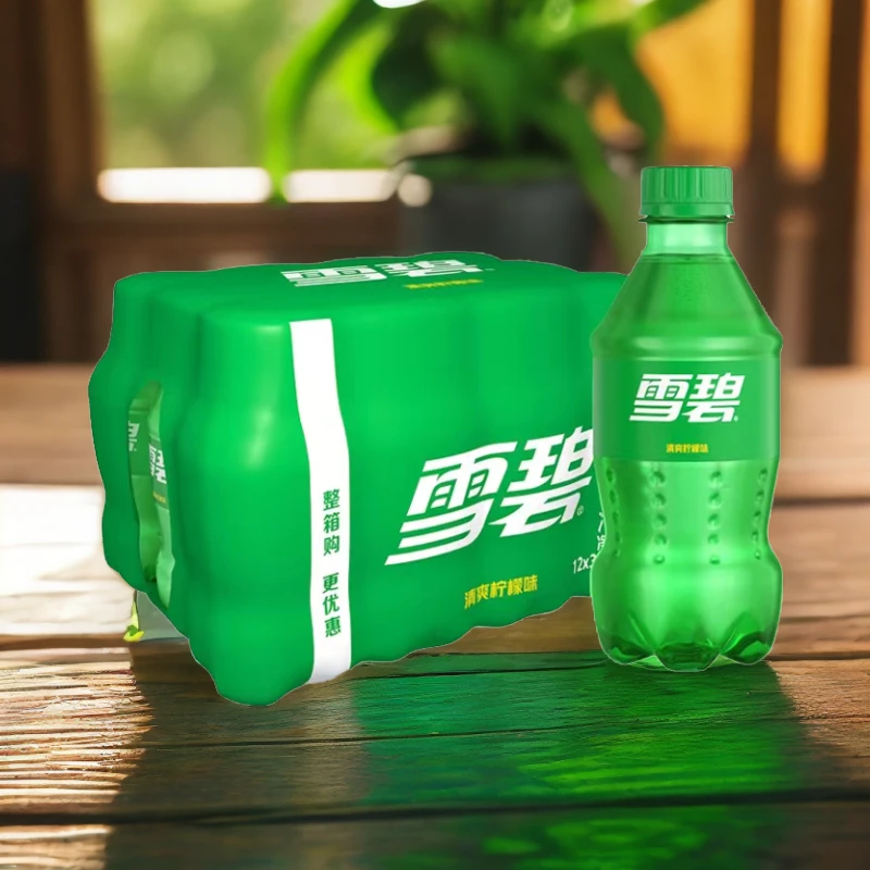 【福利】柠檬雪碧含糖300ML*6瓶即饮无糖瓶装清爽便携很方便柠檬味