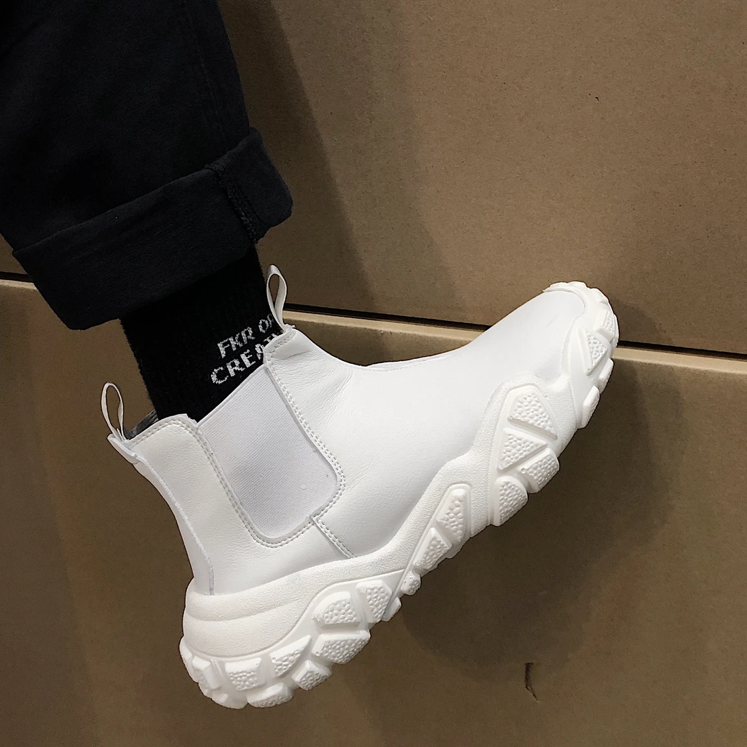 8163纯色大底运动休闲鞋潮流冬季鞋厚底秋冬百搭时尚网红