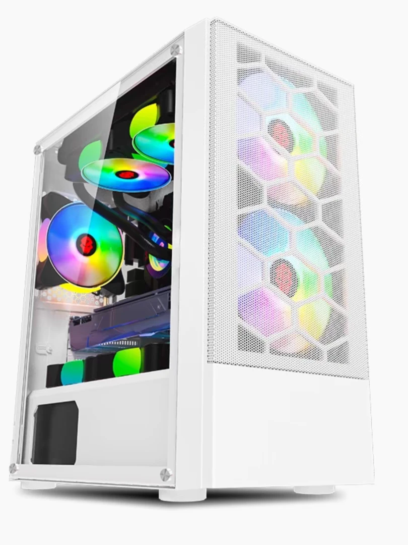 3号 i5 12400f六核16g电脑1660s独显吃鸡dnf台式机游戏主机白色