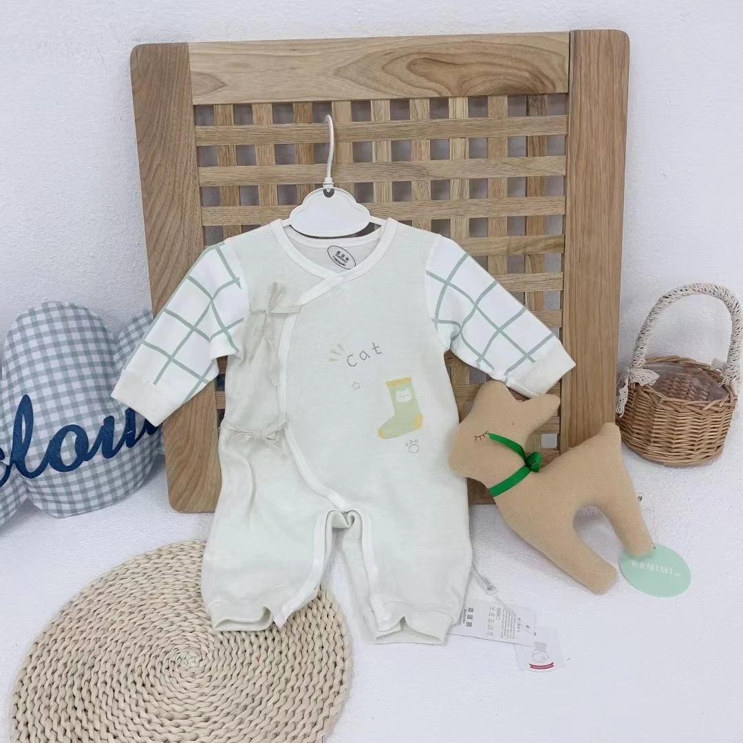 新生儿春秋冬季四季连体衣连体