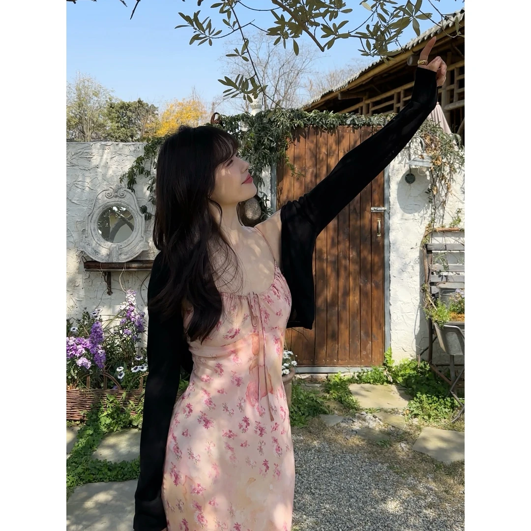 【冰丝氧气衫】RARE ME 开衫女薄款夏外搭短款防晒韩系甜美上衣