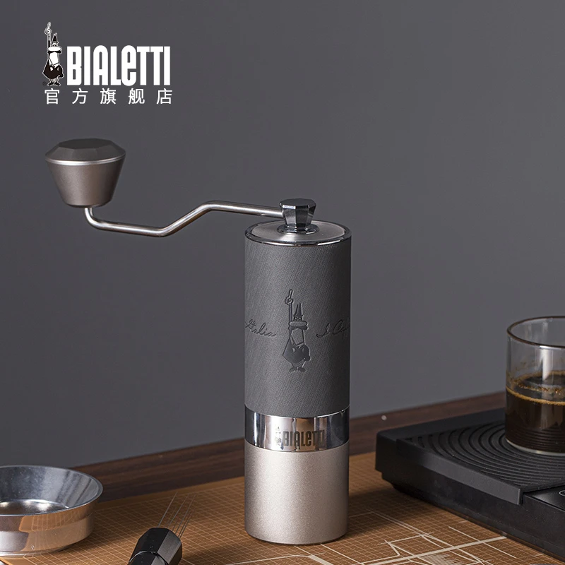BIALETTI/比乐蒂MINO2.0磨豆器升级七角磨芯手摇磨豆机手动研磨