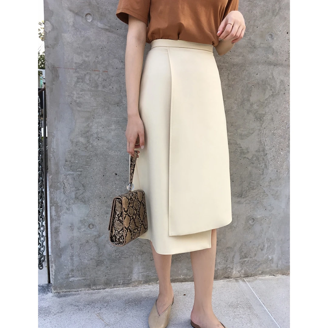 【五折清仓no退no换】高级感博主套装 青果领时髦外套+设计感半身裙