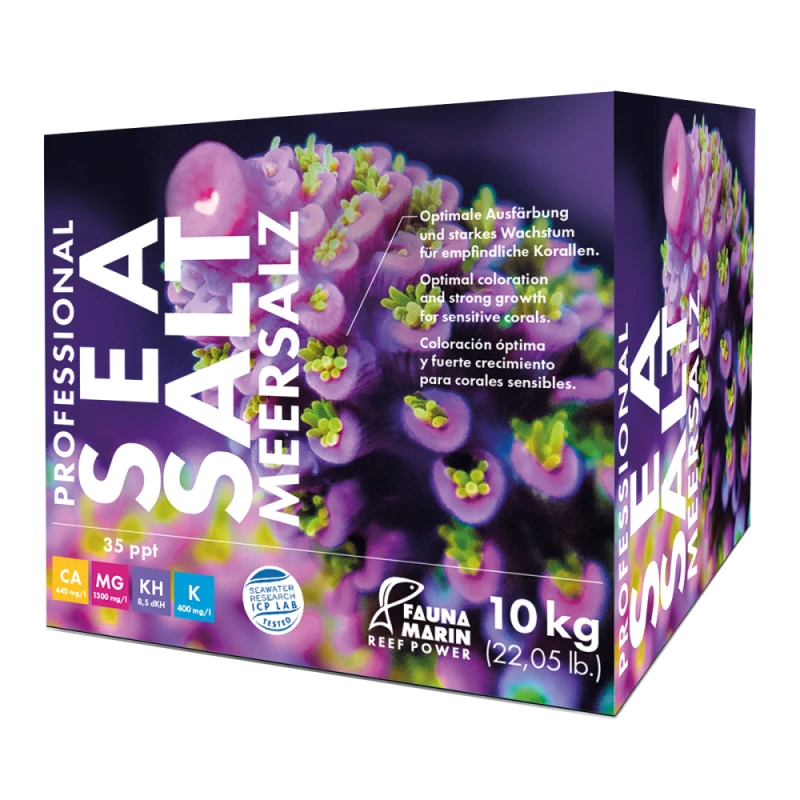 【双十一】德国FMPro精细有机10kg海盐SPS硬骨有机盐用海水盐剂