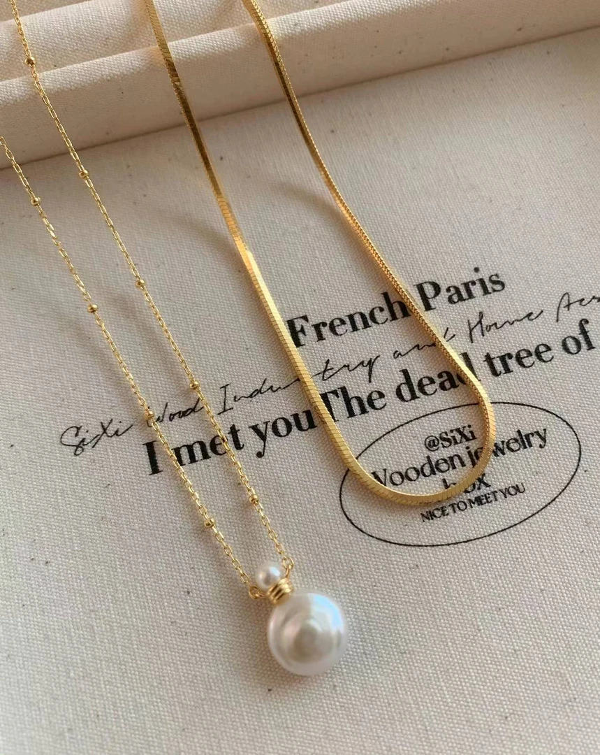 链子925银 【骄阳伴我】S925银八角蛇骨链白百何同款蛇骨链40+5cm