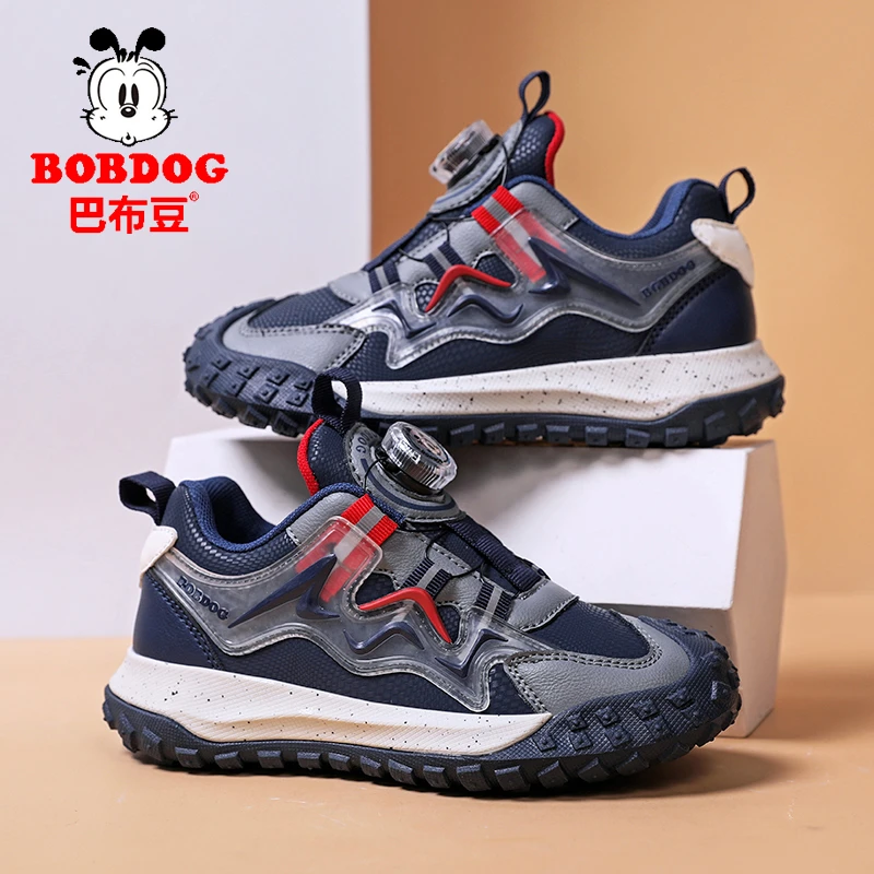 巴布豆男童鞋子春秋儿童运动鞋小学生潮流老爹鞋男孩中大童跑步鞋