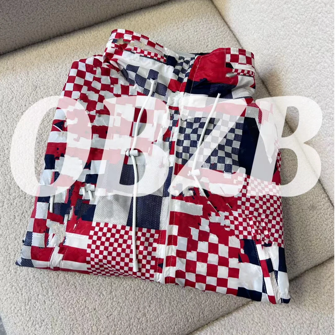 OBZB【L拼色外套】单排扣修身新款宽松舒适百搭休闲同款1004