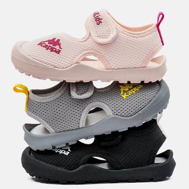 kappa kids夏季沙滩凉鞋防踢男女童运动凉鞋